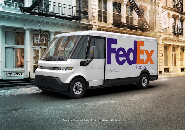 FedEx y GM prueban ecosistema eléctrico de entrega