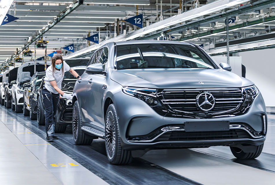 Festejan producción 50 millones de autos Mercedes