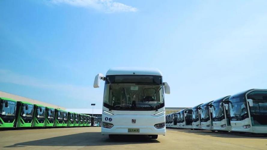 38 autobuses eléctricos chinos ahora en Tonalá