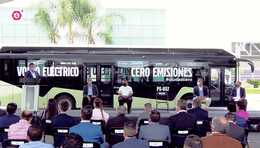 León tendrá a prueba el bus Volvo eléctrico