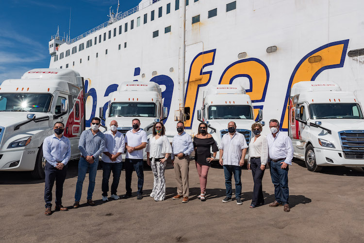 Baja Ferries y GEOS reciben 22 tractos Freightliner