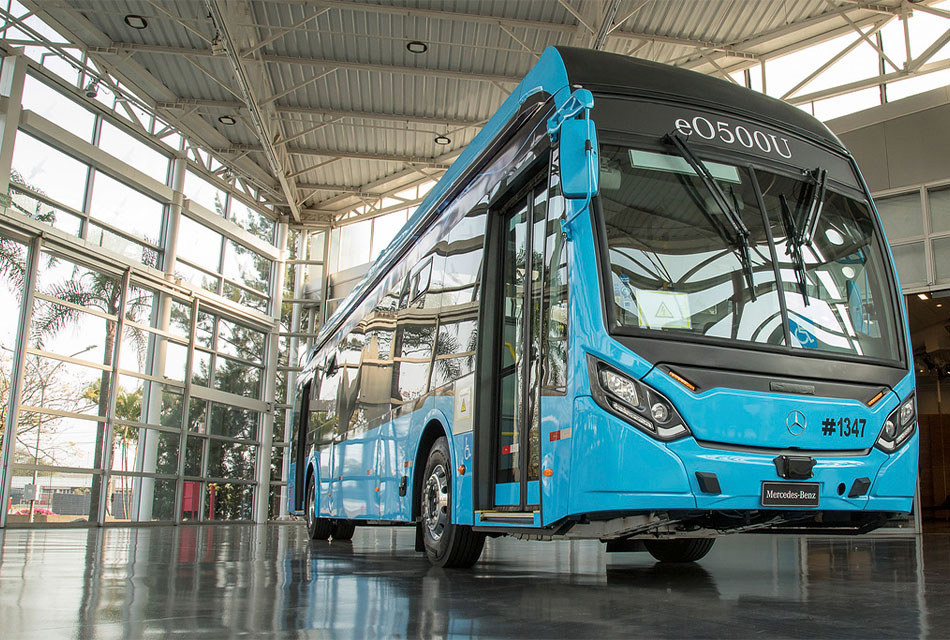 Chasis de bus totalmente eléctrico de Mercedes-Benz