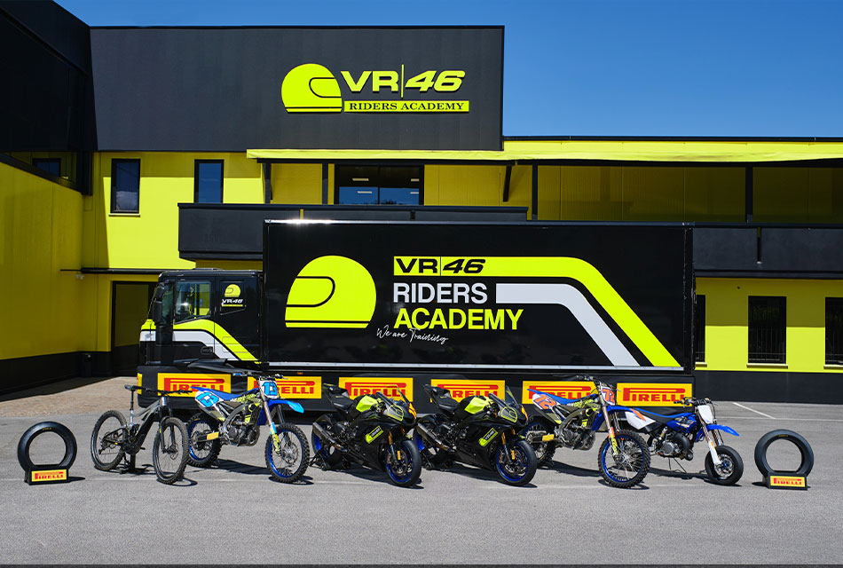 VR46 Riders Academy elige a Pirelli como socio