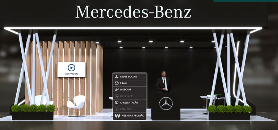 stand virtual mercedes-Benz Onibus