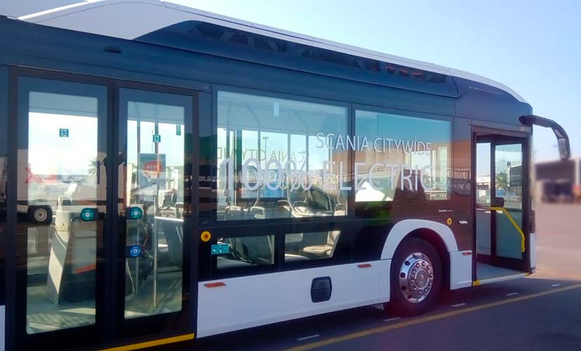 Citywide e-bus con chasis Volt Scania a prueba