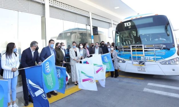 Inauguran la primera Microestación de Transferencia Unebús en Irapuato