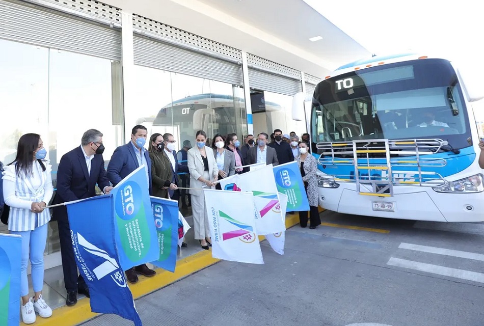 Inauguran la primera Microestación de Transferencia Unebús en Irapuato