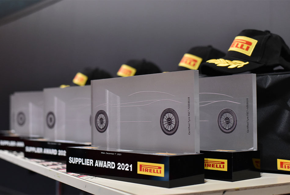 Pirelli Supplier Awards para los 9 mejores proveedores