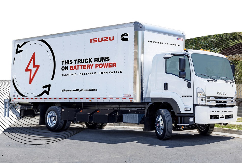 Isuzu y Cummins anuncian colaboración en camiones eléctricos