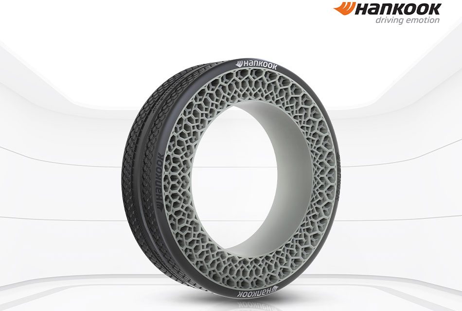 Neumático sin aire presentado por Hankook 