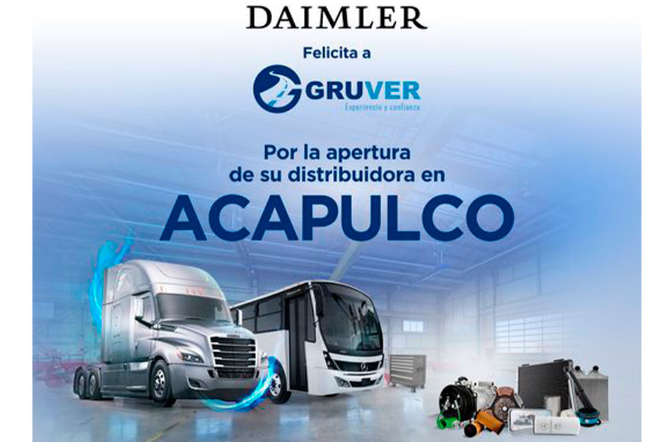 Inauguran distribuidora Gruver Camiones Acapulco