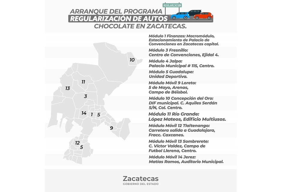 Instala-Zacatecas-modulos-para-regularizacion-de-vehiculos-chocolates
