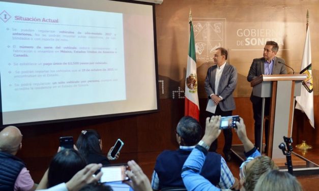 Sonora explica las modificaciones al decreto de regularización