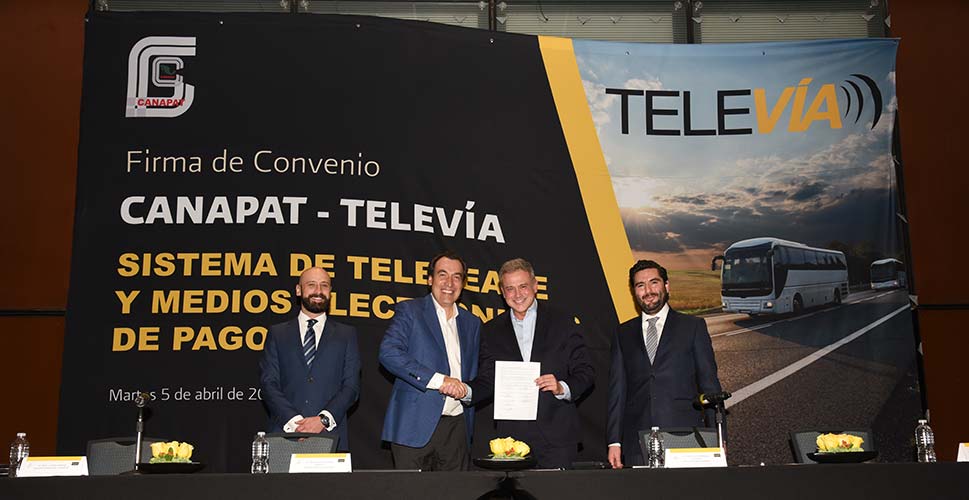 Canapat y TeleVía firman convenio