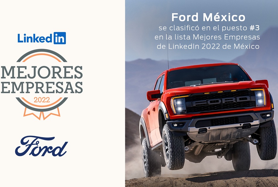 Ford es una de las mejores empresas de LinkedIn en México