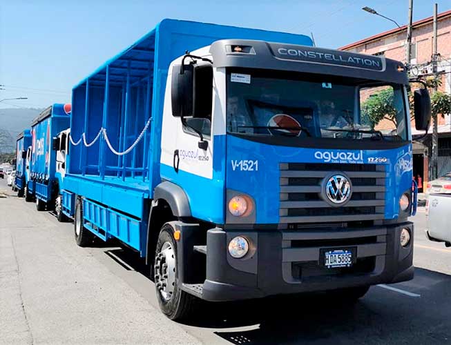 13 camiones VW modernizan flota de Pepsi