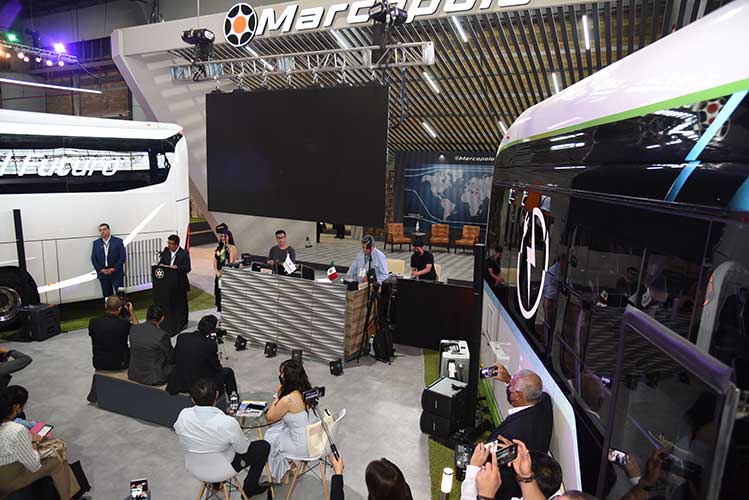 Lanzamientos de Marcopolo México en Expo Foro
