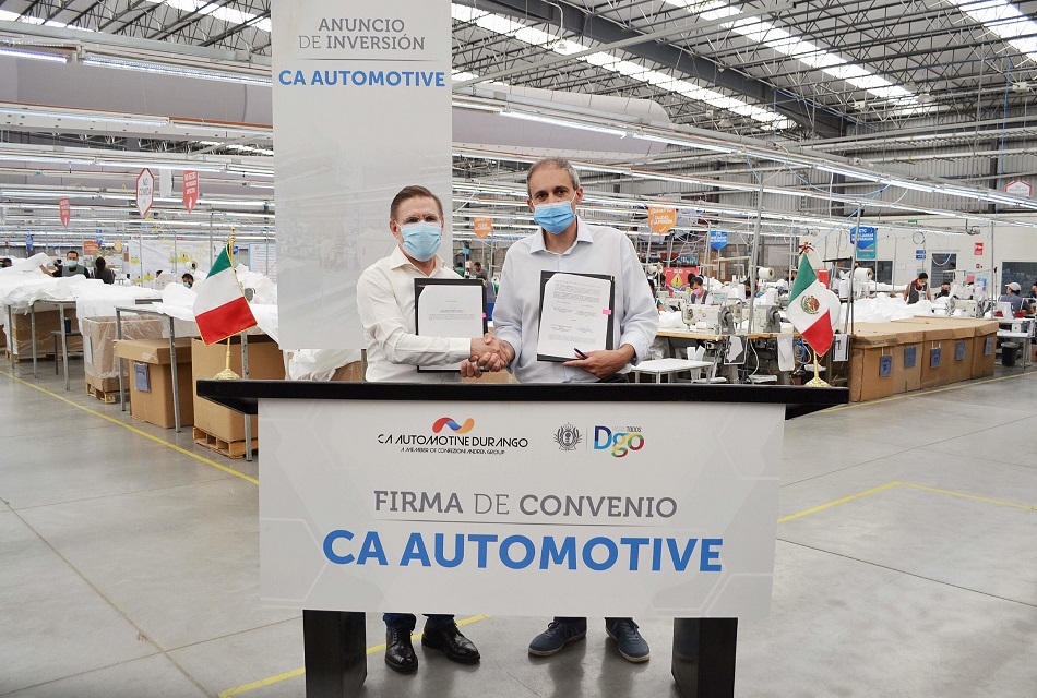 Anuncian expansión de la planta de CA Automotive en Durango