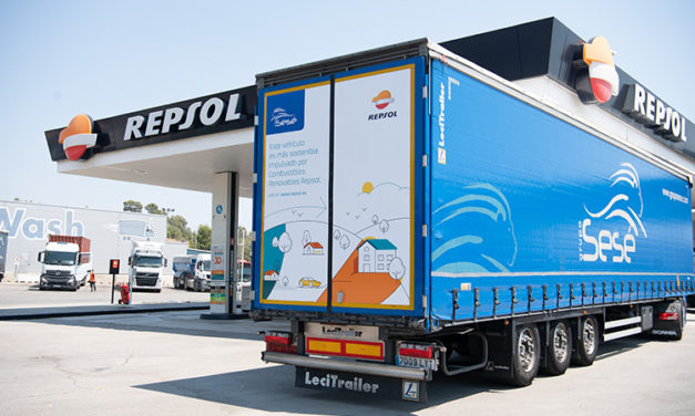 Combustible renovable a prueba en transporte de mercancías
