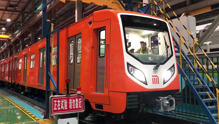 Entrega China primer tren para Metro L1