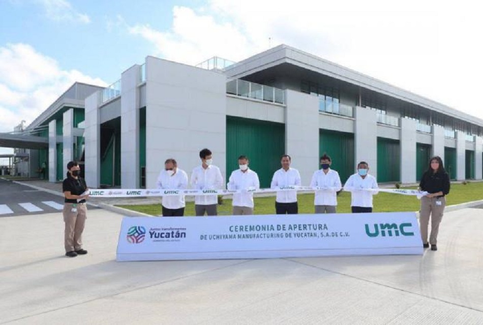 Inauguran en Yucatán planta de la autopartista Uchiyama