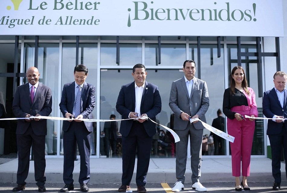 Inauguran planta de la autopartisa Le Bélier en Guanajuato