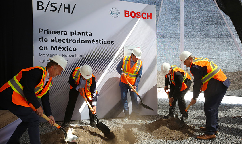 Inicia Bosch construcción de una planta en NL