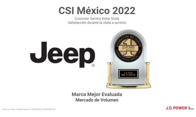Jeep y Mercedes-Benz destacan en estudio de JD Power