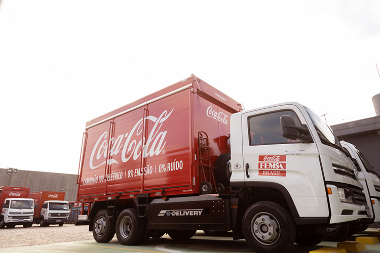 Coca-Cola FEMSA Brasil opera camiones eléctricos Volkswagen