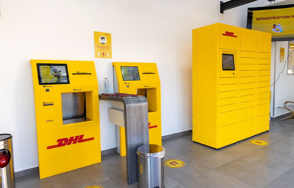 Transformación digital en las tiendas de DHL Express