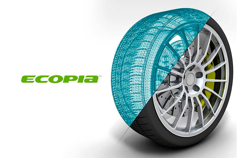 Neumáticos ECOPIA de Bridgestone minimizan huella de carbono