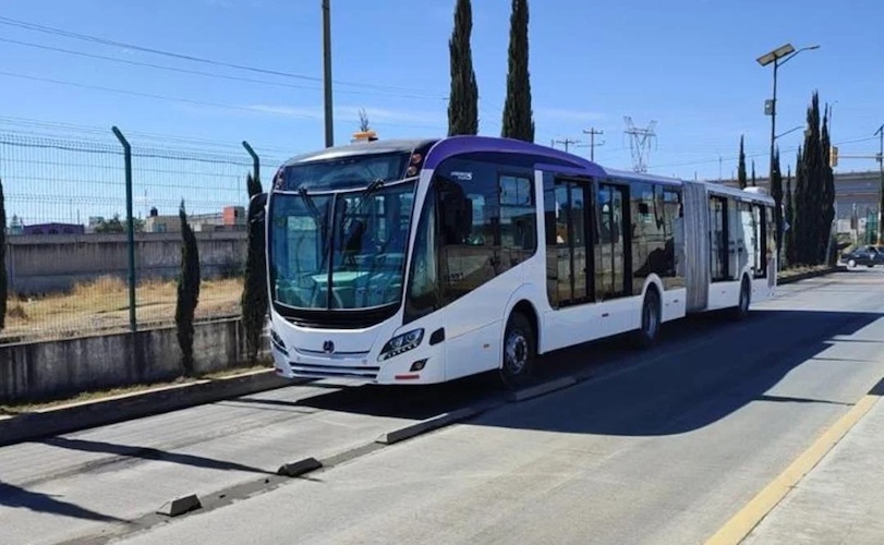 Transporte de Puebla estrena 17 buses Mercedes-Benz