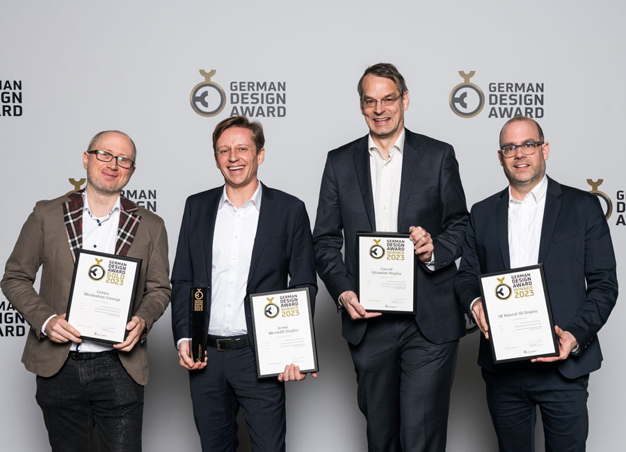 Desempeño sobresaliente del equipo: varios premios de diseño alemanes para las soluciones de visualización de Continental.