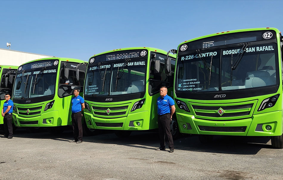 40 autobuses UrbanStar FE circularán en Monterrey