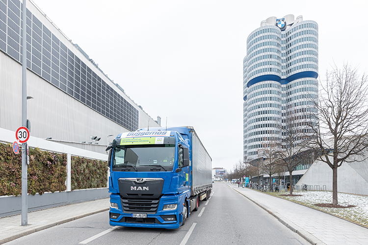 BMW Group prueba camiones MAN con diesel renovable