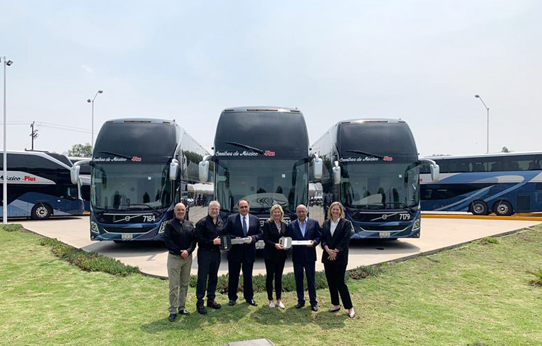 Entrega Volvo 10 autobuses Euro 6 a Ómnibus de México