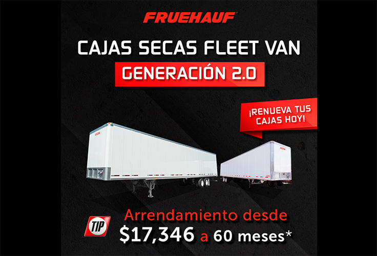 Fruehauf ofrece nueva configuración de cajas secas Fleet Van