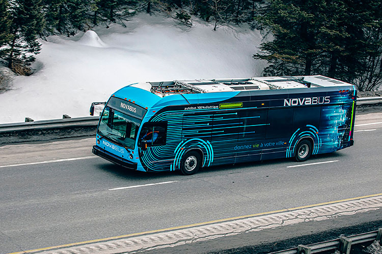 Nova Bus gana el mayor pedido de e-buses con sistemas de BAE