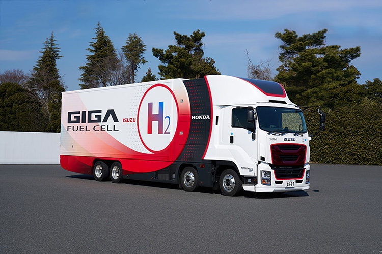 Tecnología Honda a hidrógeno equipará camión Isuzu