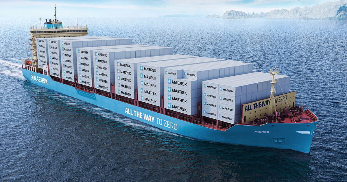 Maersk-portacontenedores-que-funcionan-con-metanol-verde-magazzine-del-transporte-