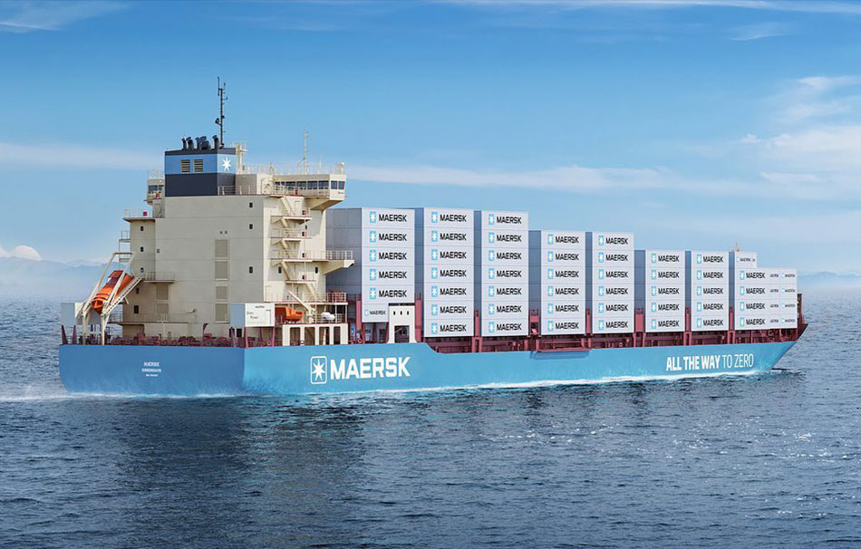 Maersk-portacontenedores-que-funcionan-con-metanol-verde-magazzine-del-transporte-P
