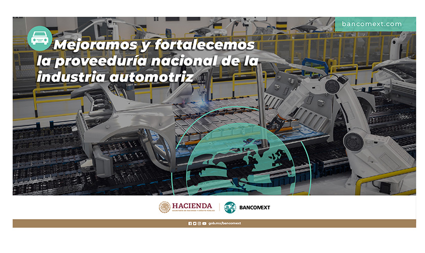 Nuevo financiamiento Bancomext para proveedores del sector automotriz
