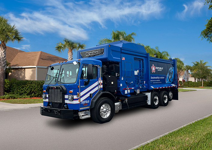 Peterbilt entrega camión eléctrico para recolección en California