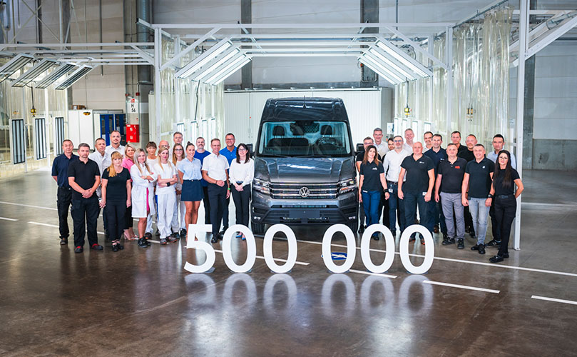 Planta VW Vehículos Comerciales de Polonia produce la unidad 500 mil
