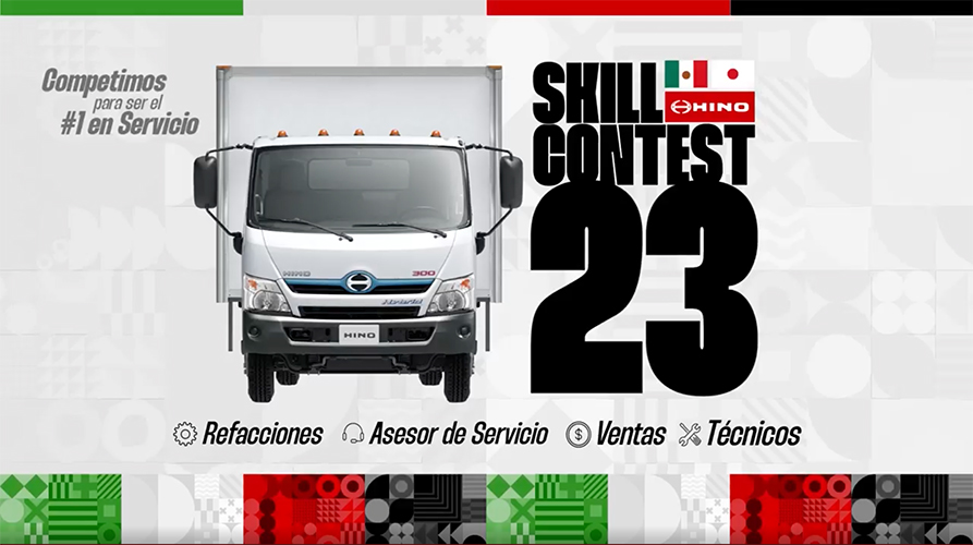Arranca el Skill Contest 23 de Hino Motors México