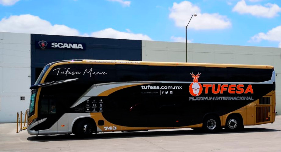 Scania entrega 7 autobuses a Tufesa para su servicio Platinum Internacional