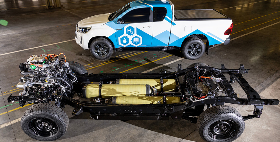 Toyota revela el prototipo de Hilux eléctrica a hidrógeno