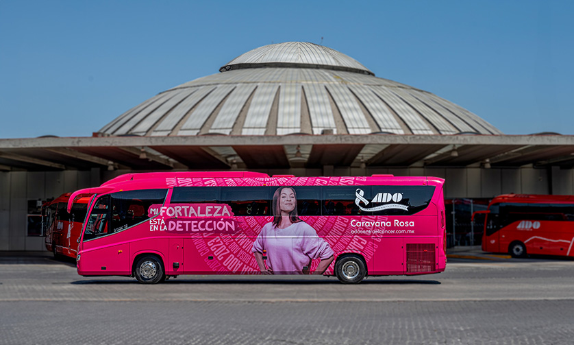 12.ª Caravana Rosa ADO contra el cáncer de mama inicia su recorrido