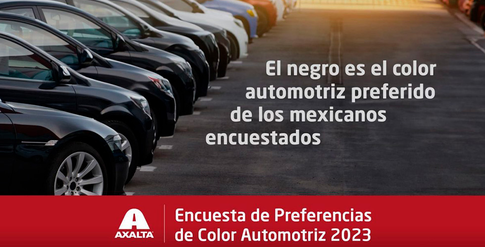 Eligen al color automotriz negro como el favorito en México