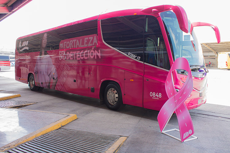 Ahora en Puebla inicia la Caravana Rosa ADO